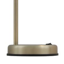Alpha Plated Metal Desk Lamp